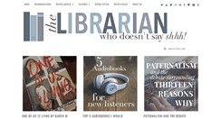 Desktop Screenshot of librarianwhodoesntsayshhh.com